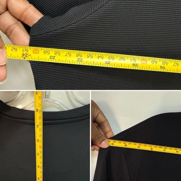 Perry Ellis Men’s Black T Shirt V-Neck Short Sleeve Size XL - Picture 8 of 12